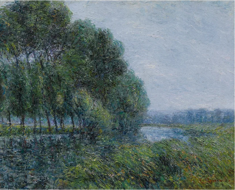 Along the Eure in spring - Gustave Loiseau