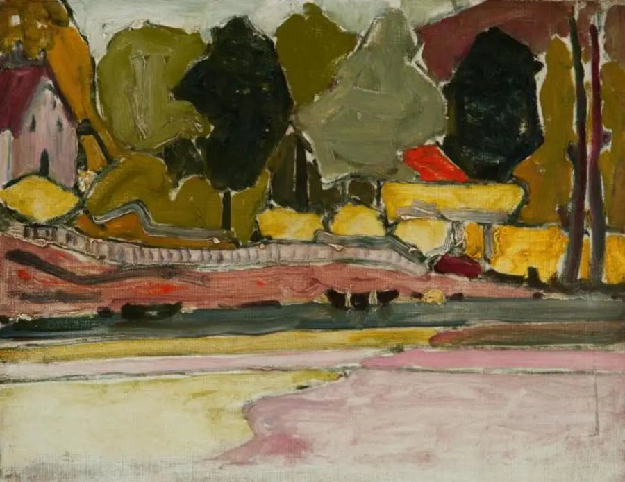 At the Edge of a River - Piet Mondrian