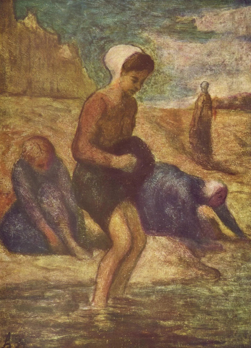 By the Water's Edge - Honoré Daumier