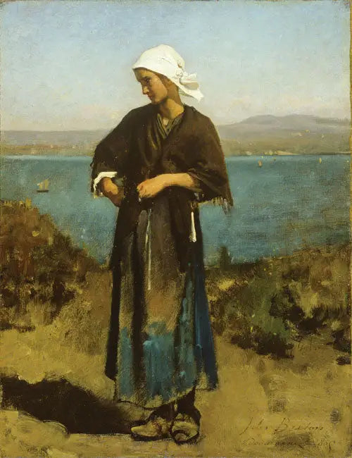 By the Sea - Jules Breton