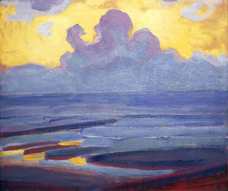 On the Shore of the Sea - Piet Mondrian