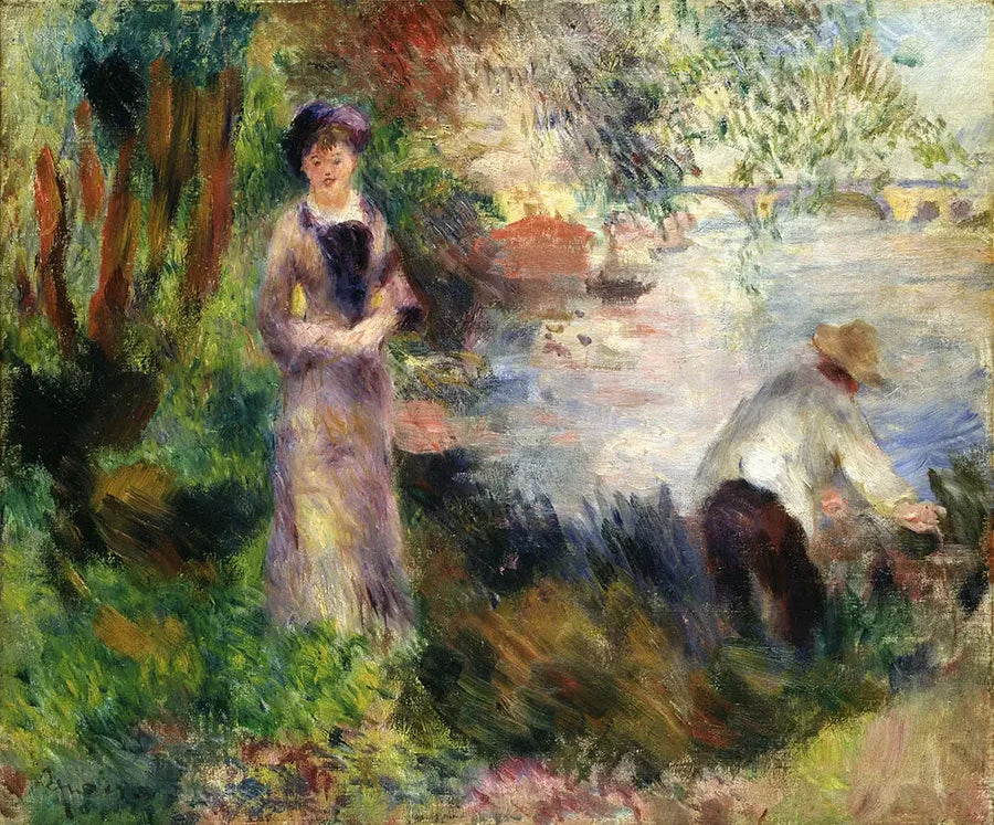 On the Banks of the Seine at Argenteuil - Pierre-Auguste Renoir