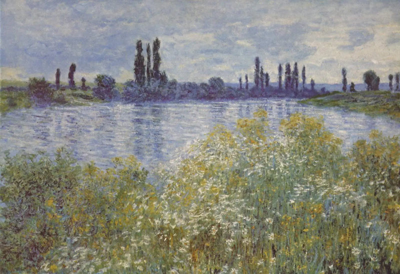On the Banks of the Seine, near Vétheuil - Claude Monet