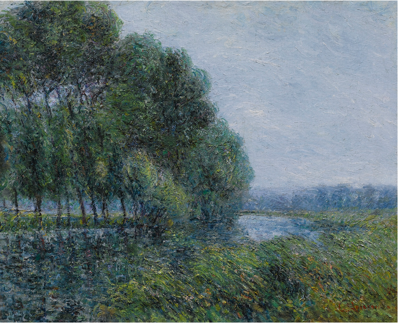 Along the Eure in spring - Gustave Loiseau