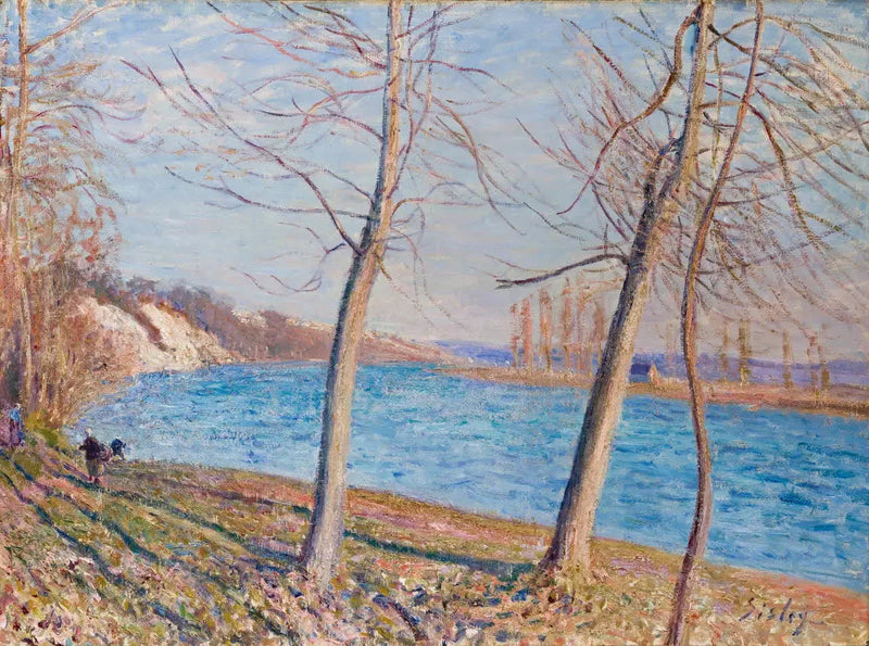 On the Banks of the Loing - Alfred Sisley