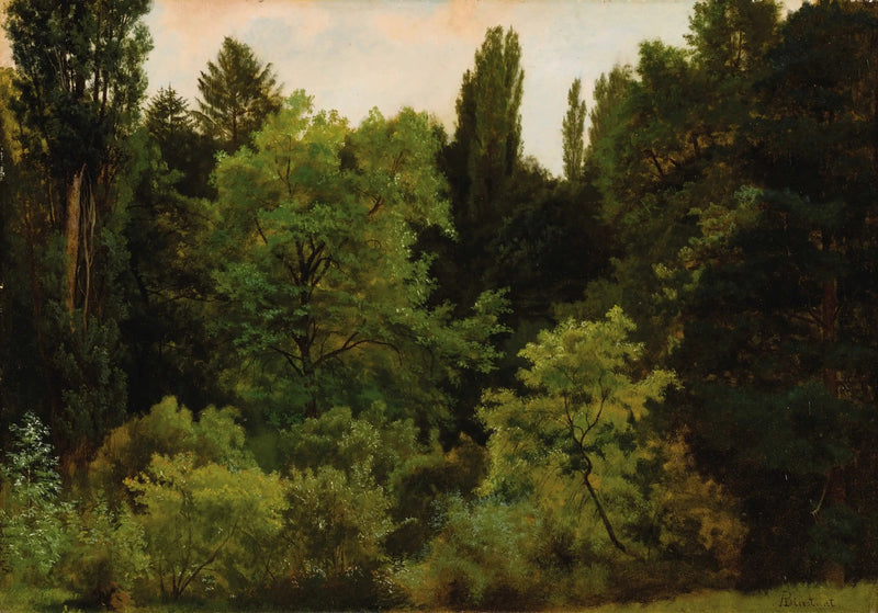 At the Heart of the Rockies - Albert Bierstadt