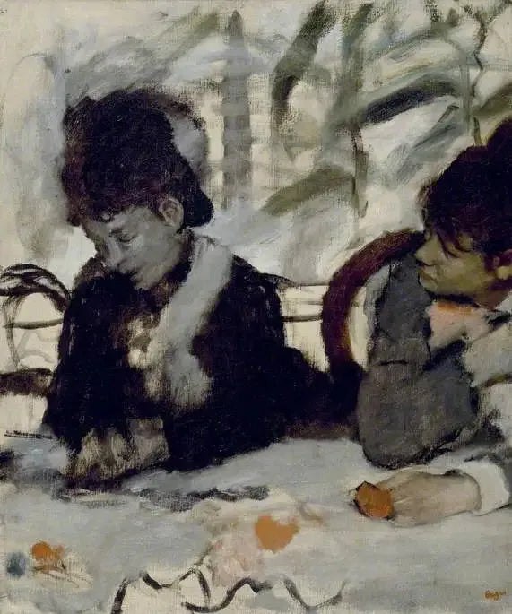 At the Café - Edgar Degas
