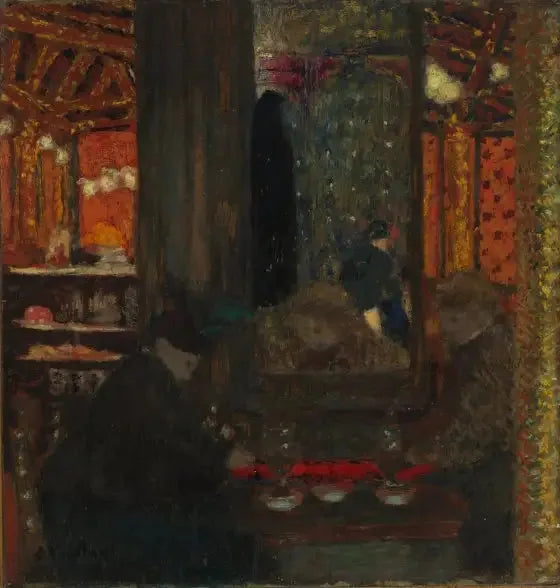 At the Café - Édouard Vuillard