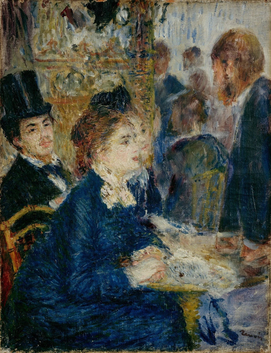 At the Café - Pierre-Auguste Renoir