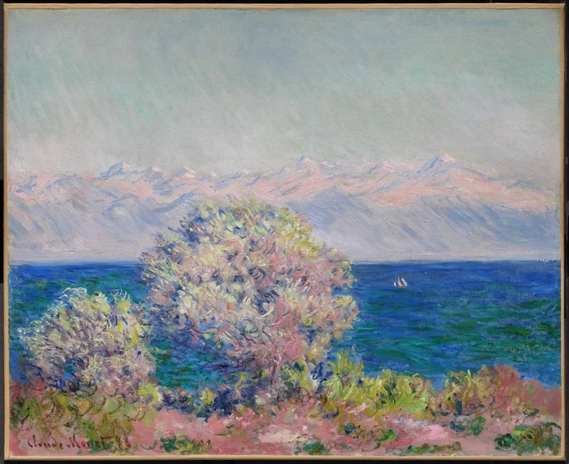 At Cap d'Antibes in Mistral Wind - Claude Monet