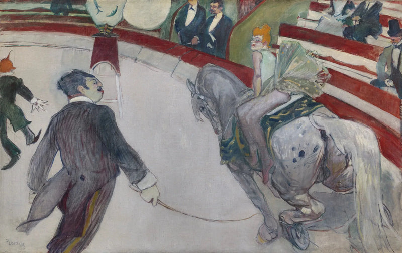 At the Fernando Circus, the Equestrienne - Henri de Toulouse-Lautrec