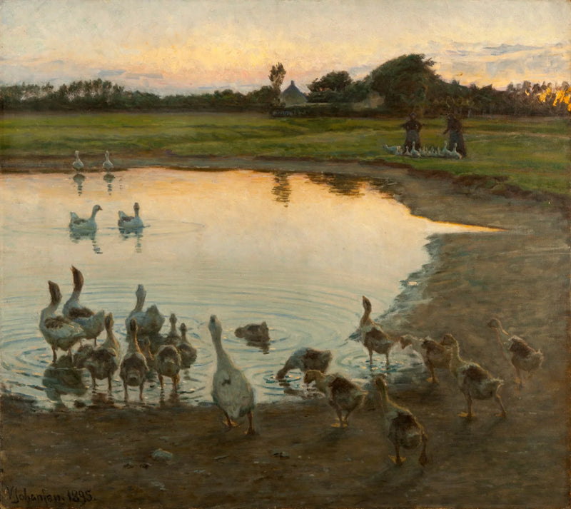 At sunset - Viggo Johansen
