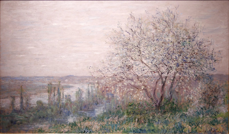Above Vétheuil, Spring Effect - Claude Monet