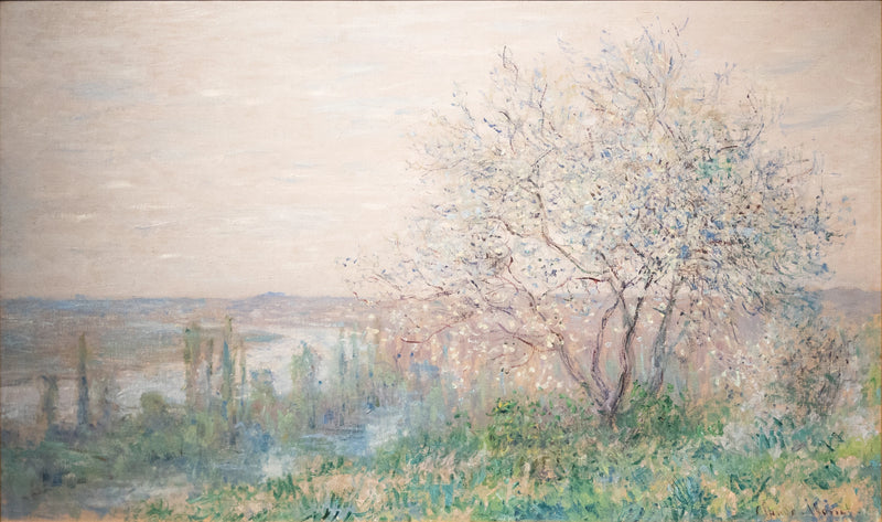 Above Vétheuil, Spring Effect - Claude Monet