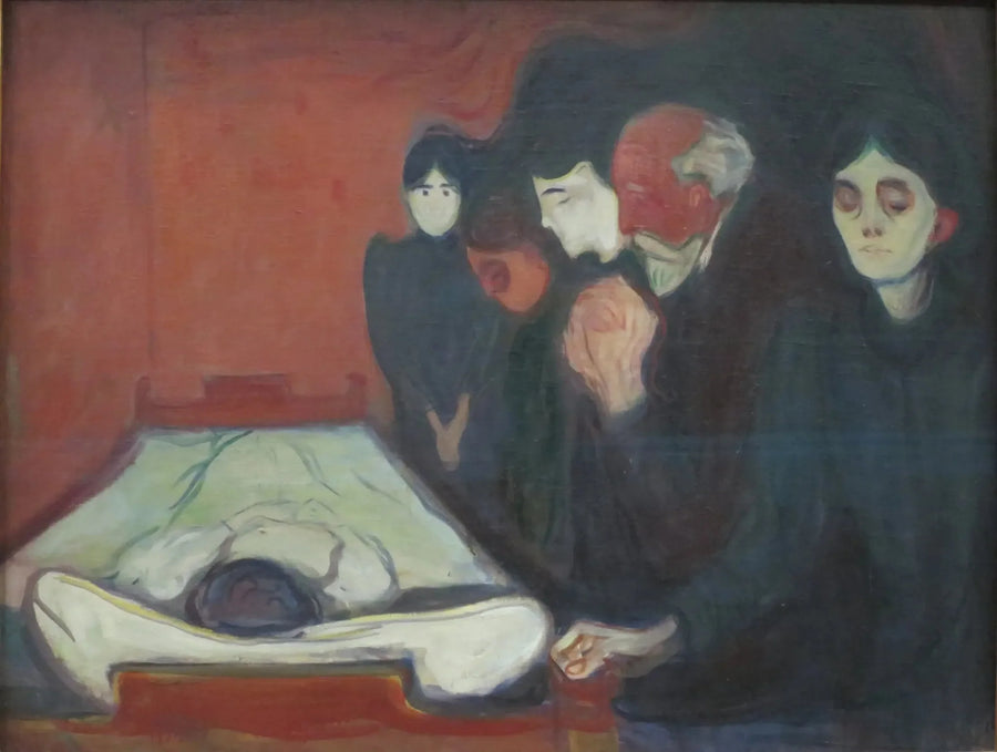 At Death's Bed - Edvard Munch