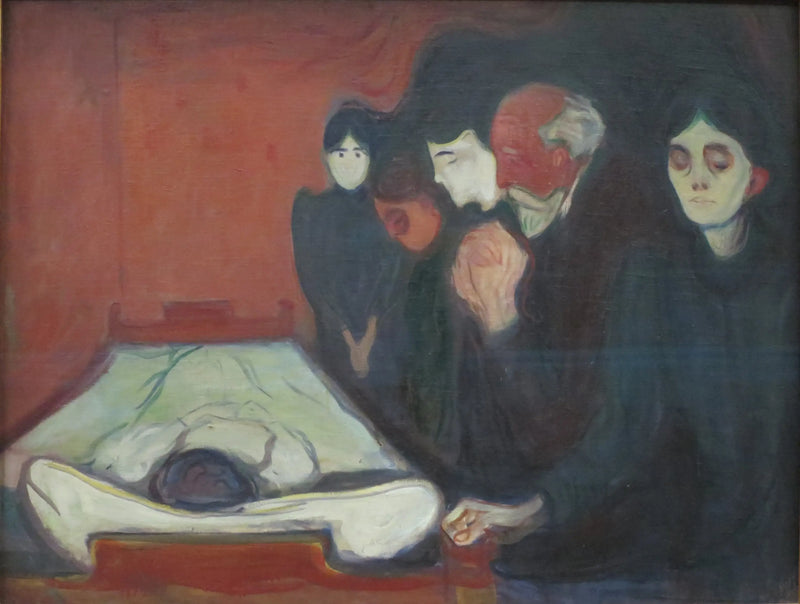 At Death's Bed - Edvard Munch