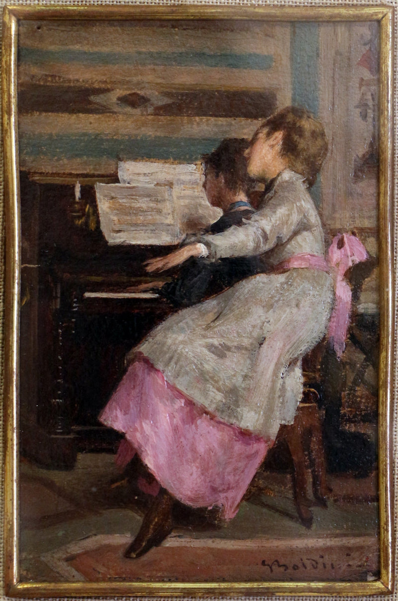 At the piano - Giovanni Boldini
