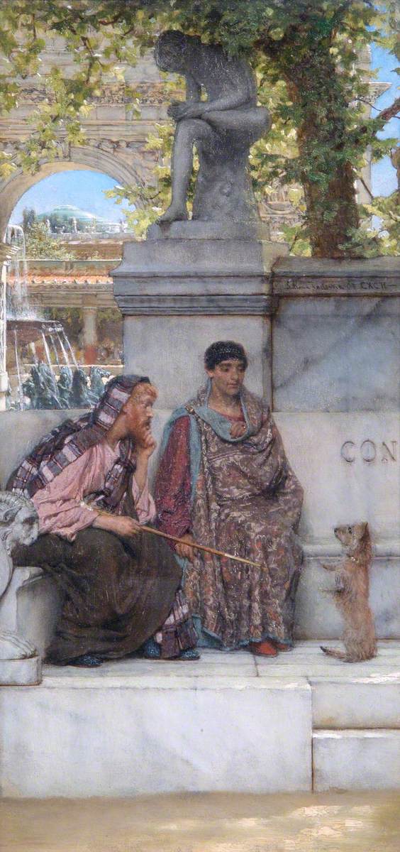 Au temps de Constantin - Lawrence Alma-Tadema - Alpha Reproduction