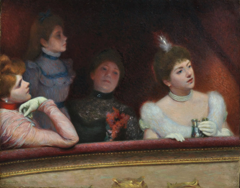 At the theater - Federico Zandomeneghi