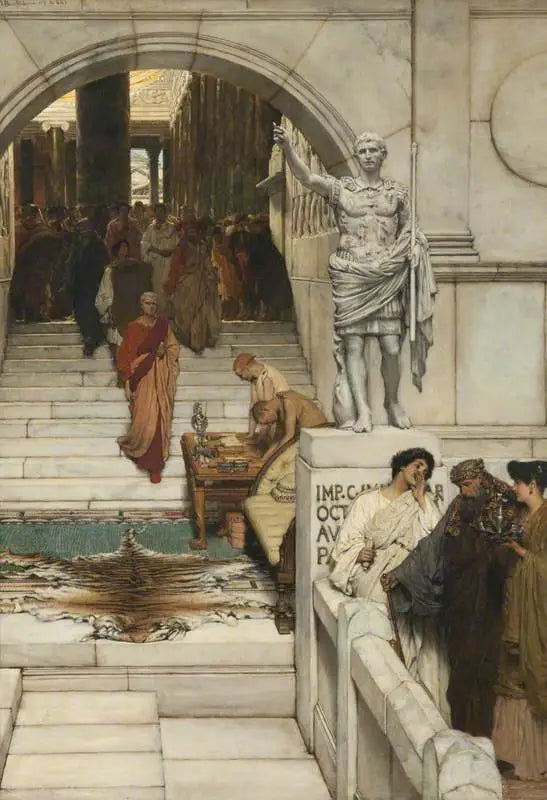Audience avec Agrippa - Lawrence Alma-Tadema - Alpha Reproduction