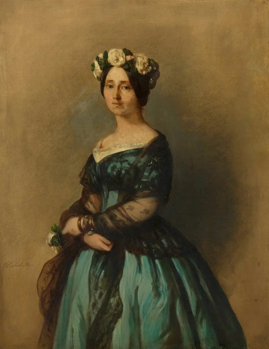 Augusta of Saxe-Weimar, Princess of Prussia, later Queen of Prussia and German Empress (1811-1890) - Franz Xaver Winterhalter