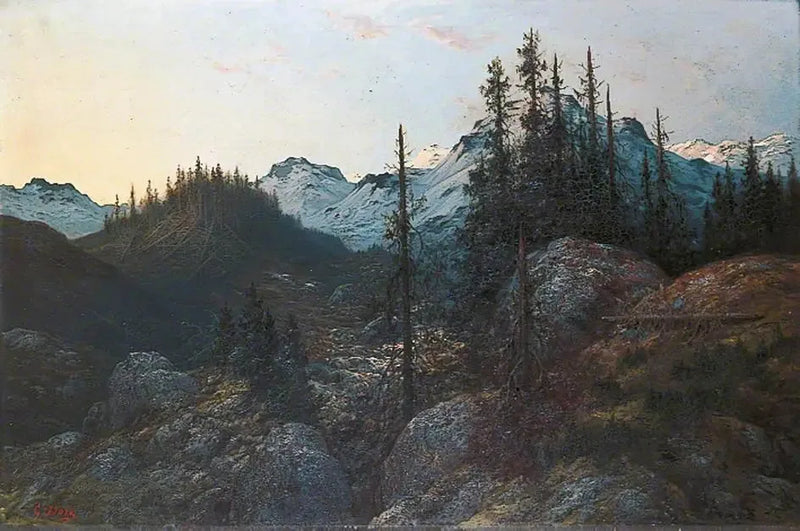 Dawn. Souvenir of the Alps - Gustave Doré