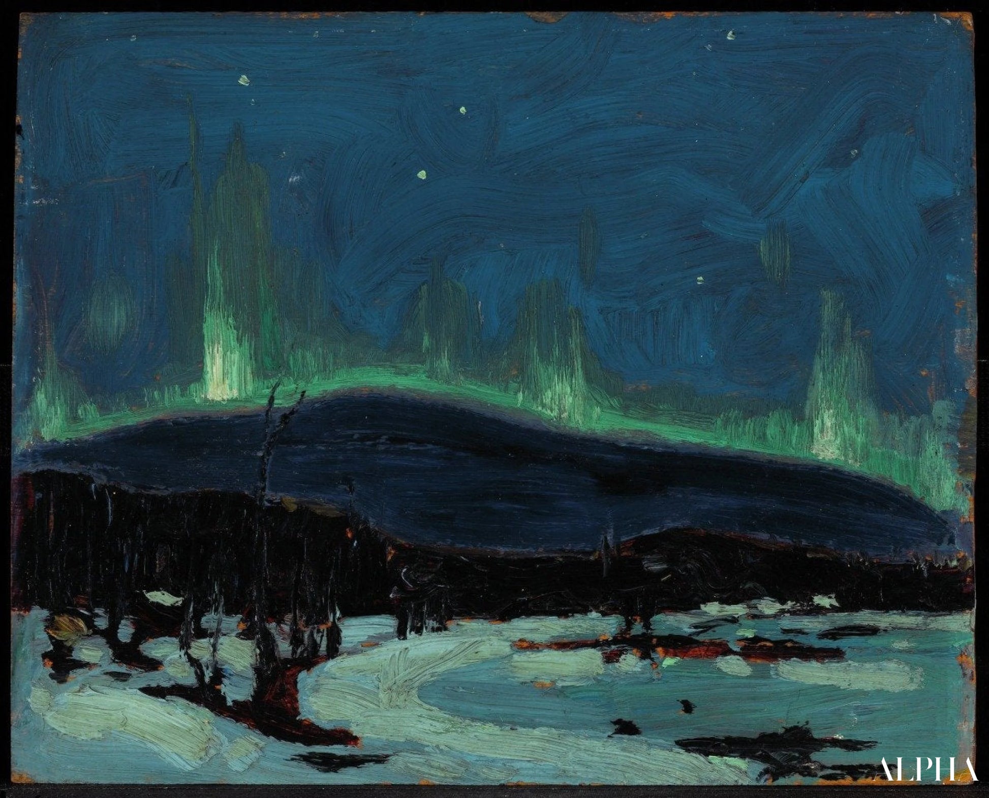Aurores boréales - Tom Thomson - Reproductions de tableaux et peintures haut de gamme
