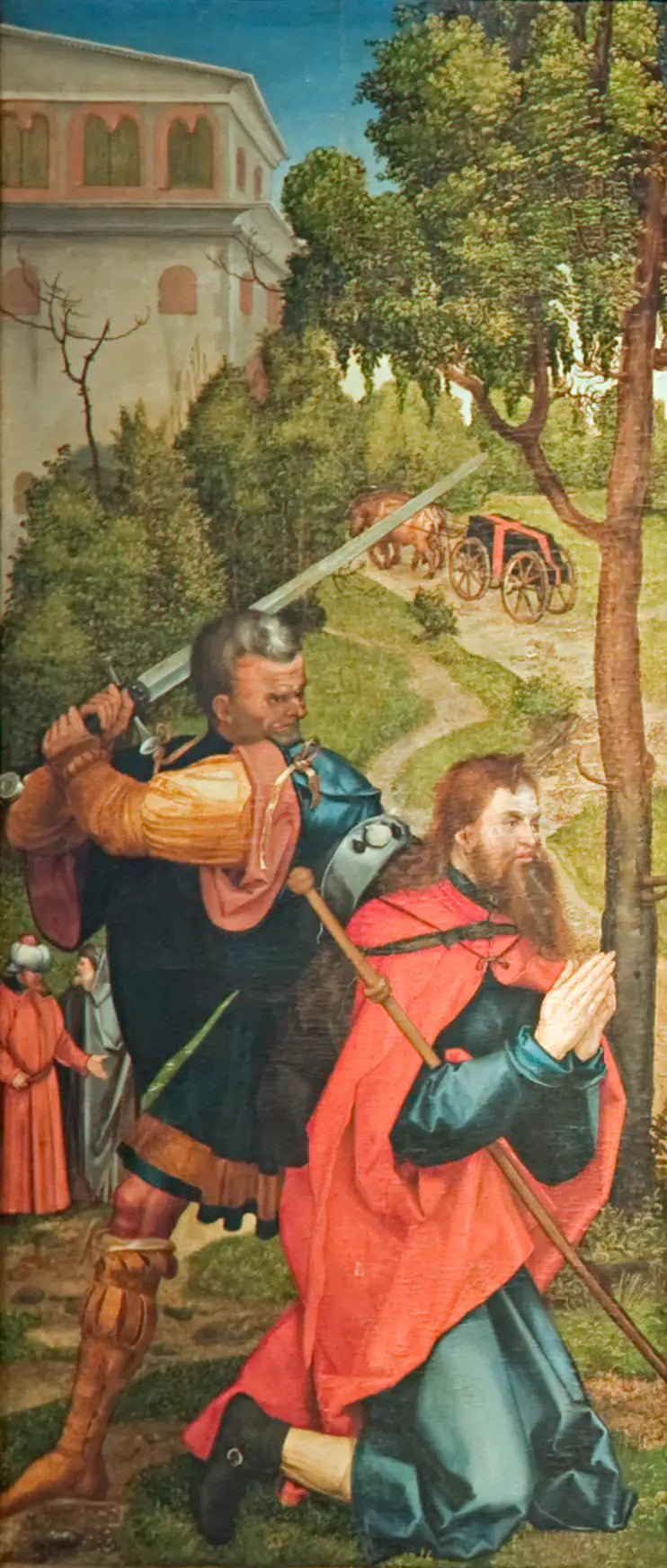 Heller Altar, first inner wing, Martyrdom of Saint James the Greater - Albrecht Dürer