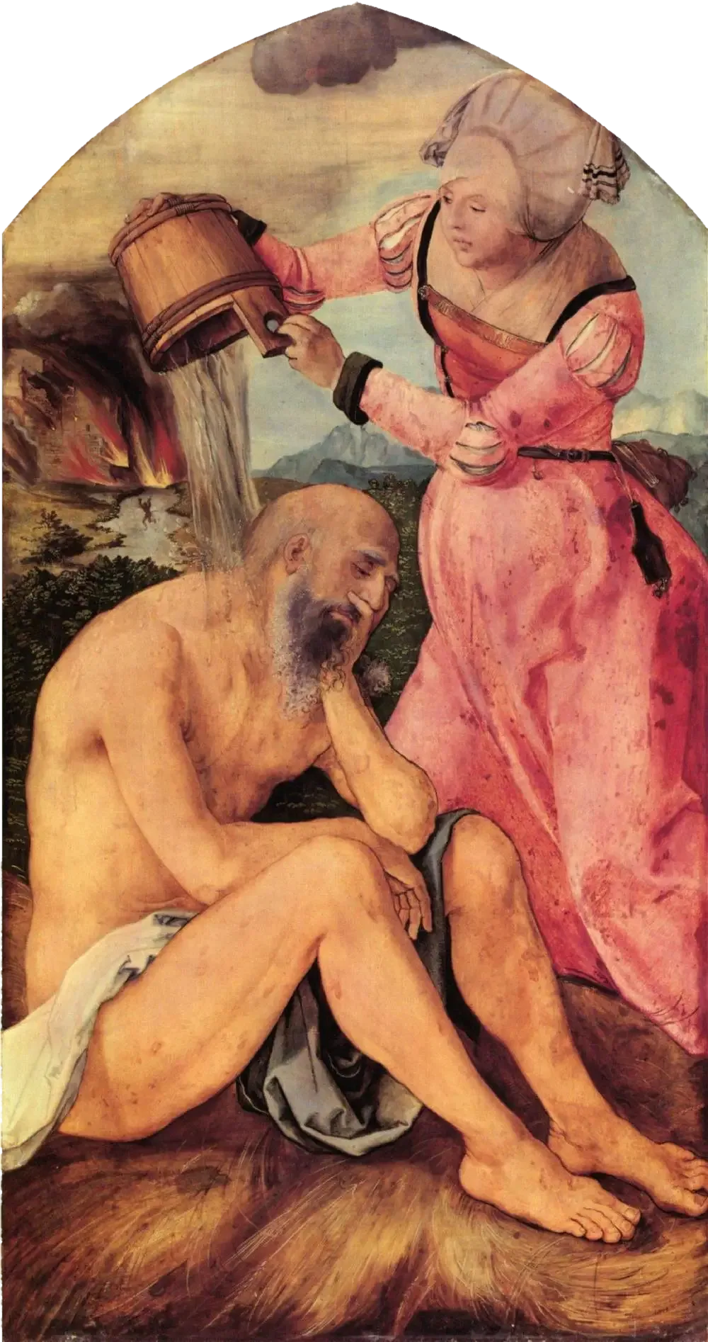 Autel de Jabach : Travail sur le fumier - Albrecht Dürer image 1 reproduction artisanale de tableau