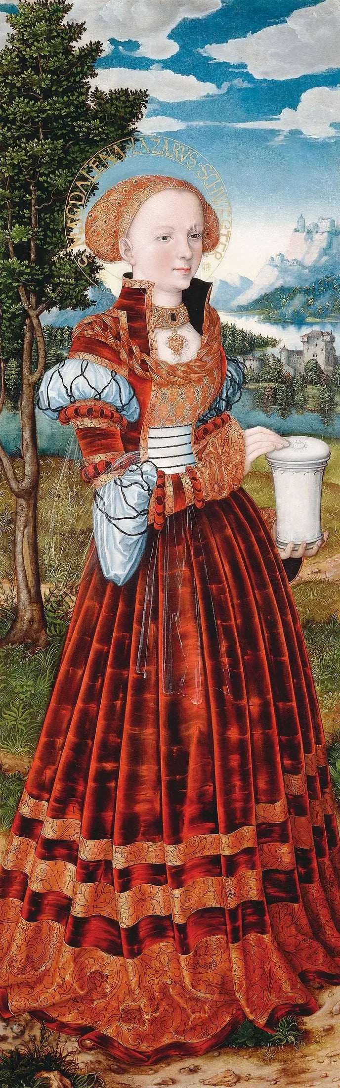 Altar of the Magdalene : Mary Magdalene - Lucas Cranach the Elder