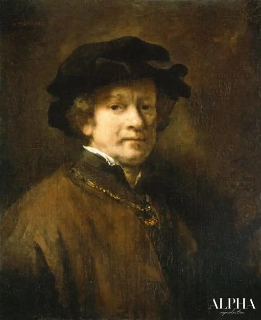 Auto-portrait - Rembrandt van Rijn - Reproductions de tableaux et peintures haut de gamme