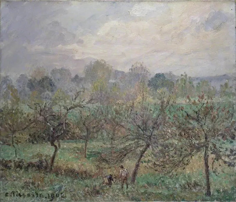 Autumn, Morning Mist, Éragny-sur-Epte - Camille Pissarro