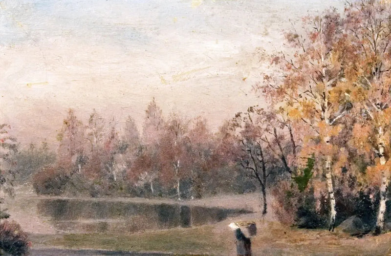 Autumn in the Forest - Edvard Munch