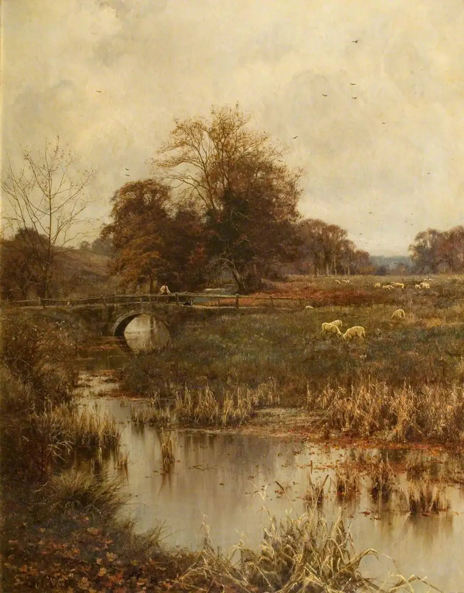 Automne (Feuilles rousses) - Edward Wilkins Waite - Alpha Reproduction