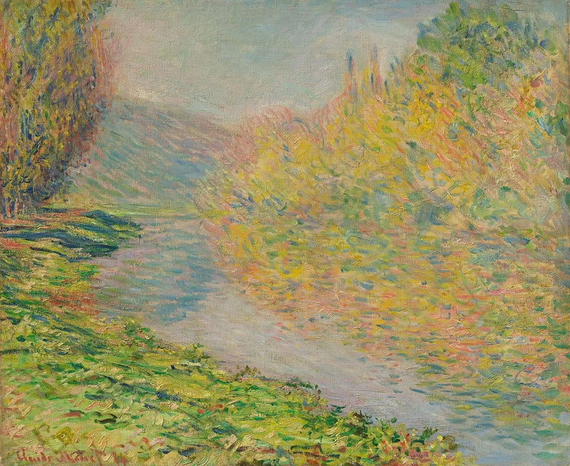 Autumn in Jeufosse W916 - Claude Monet