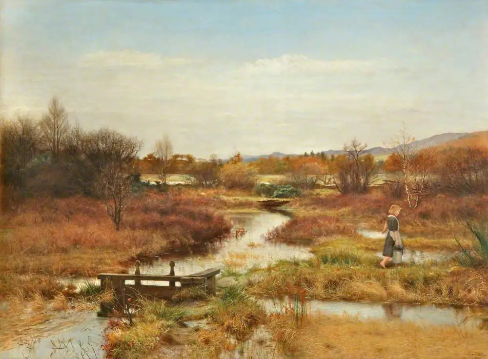 Automne persistant - John Everett Millais image 1 copie de tableau peinte à la main