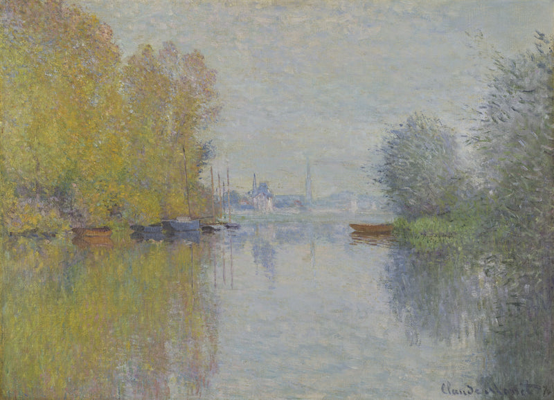 Autumn on the Seine, Argenteuil W291 - Claude Monet