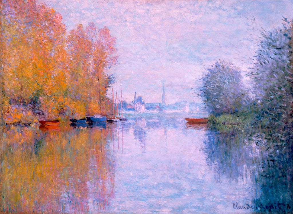 Autumn on the Seine, Argenteuil - Claude Monet
