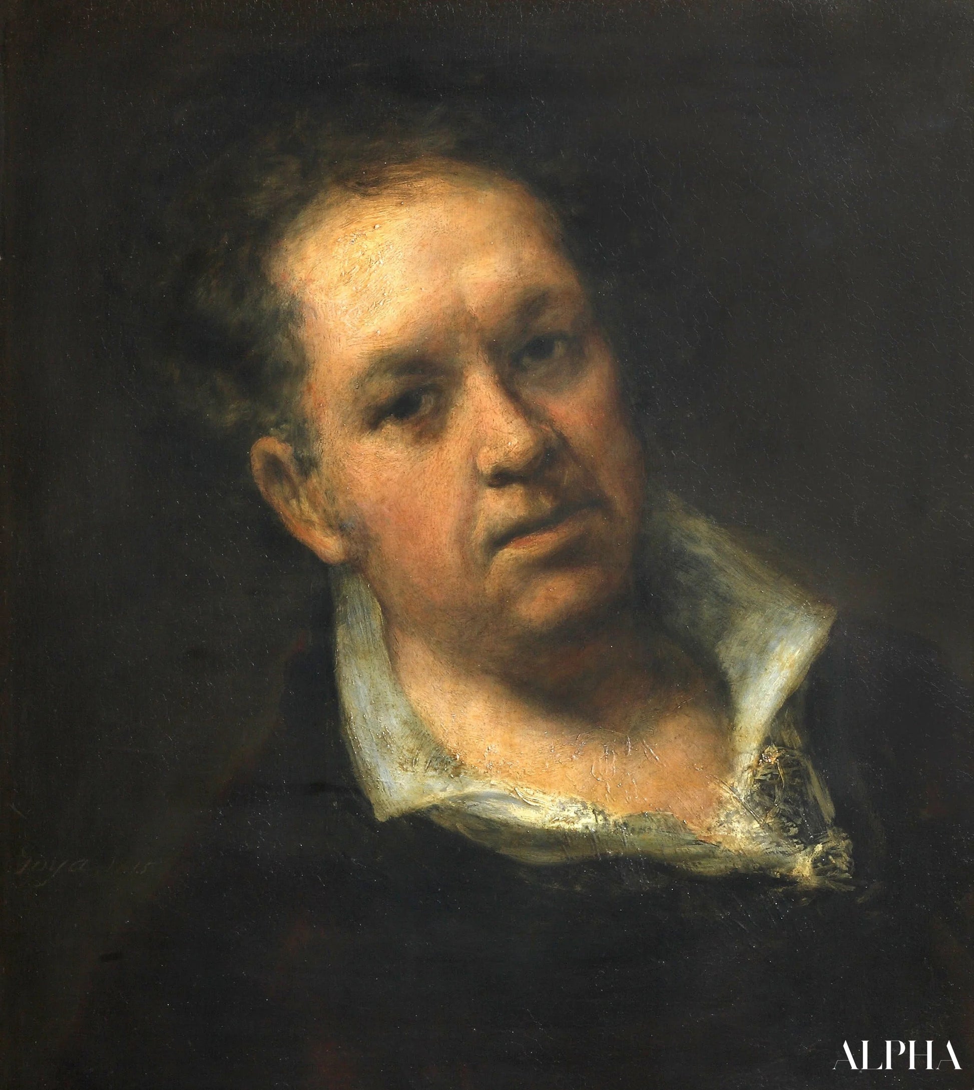 Autoportrait (1815) - Francisco de Goya - Reproductions de tableaux et peintures haut de gamme