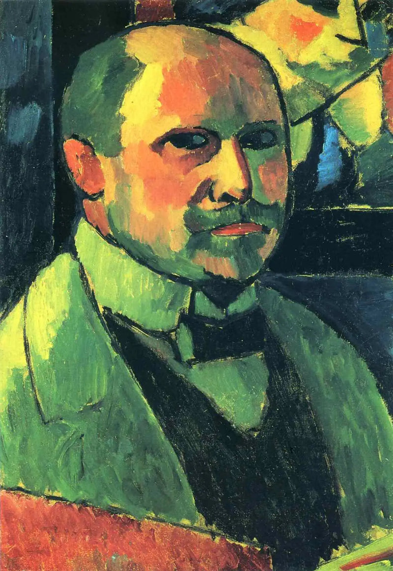Self-Portrait 1912 - Alexej von Jawlensky