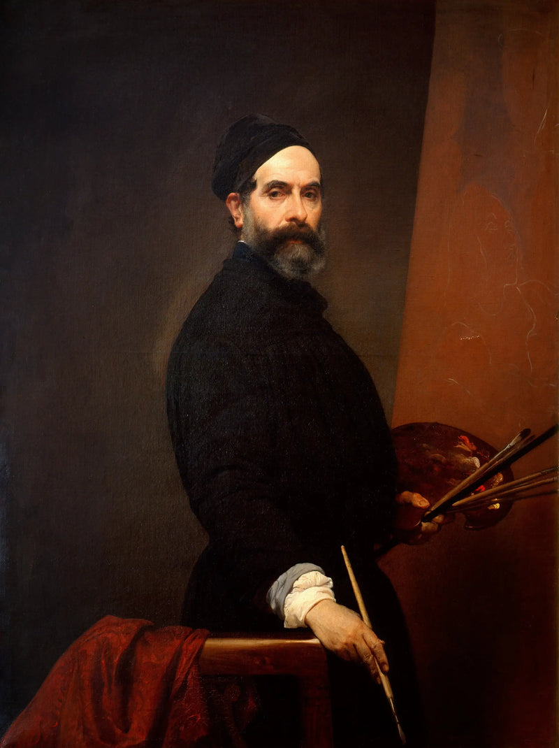 Self-Portrait at 57 Years Old - Francesco Hayez