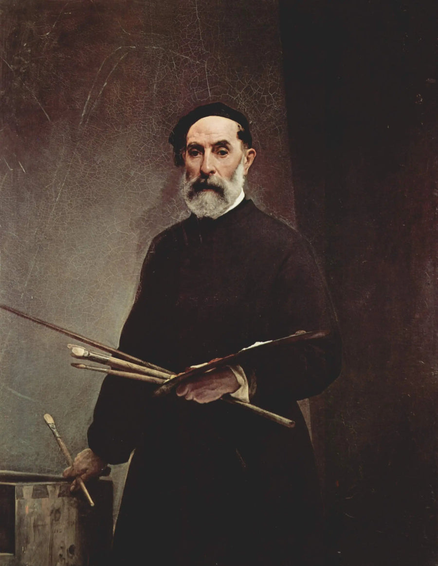 Self-Portrait at 69 Years Old - Francesco Hayez