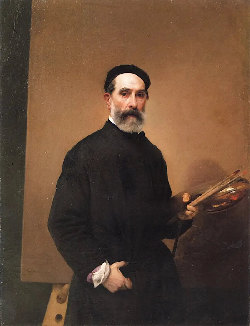 Self-Portrait at 71 Years Old - Francesco Hayez