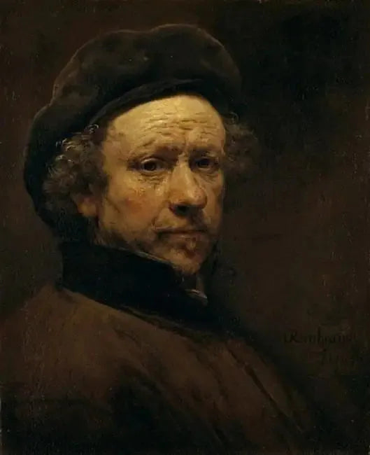 Self-Portrait at the Age of 51 - Rembrandt