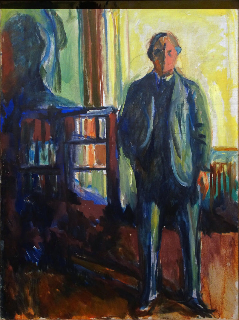 Self-Portrait with Hand in Pocket - Edvard Munch