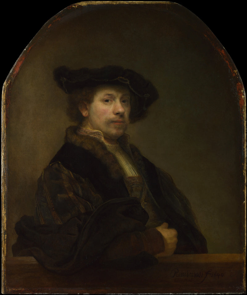 Self-Portrait at the Age of 34 - Rembrandt