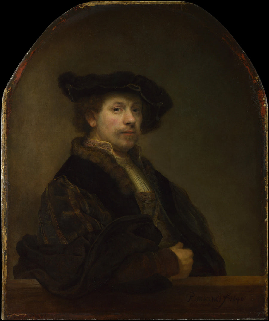 Self-Portrait at the Age of 34 - Rembrandt