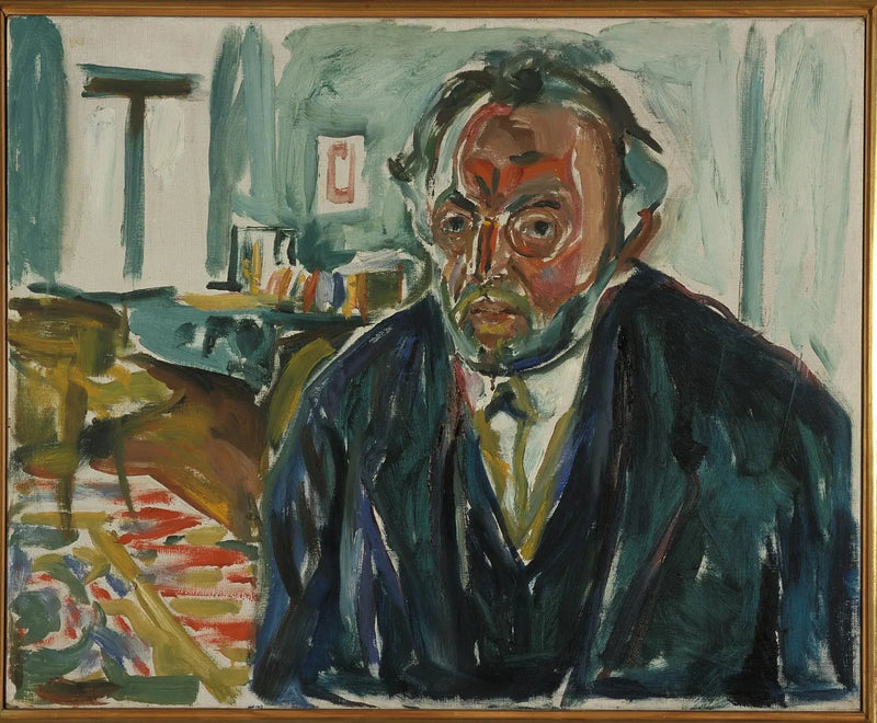 Self-Portrait after the Spanish Flu - Edvard Munch