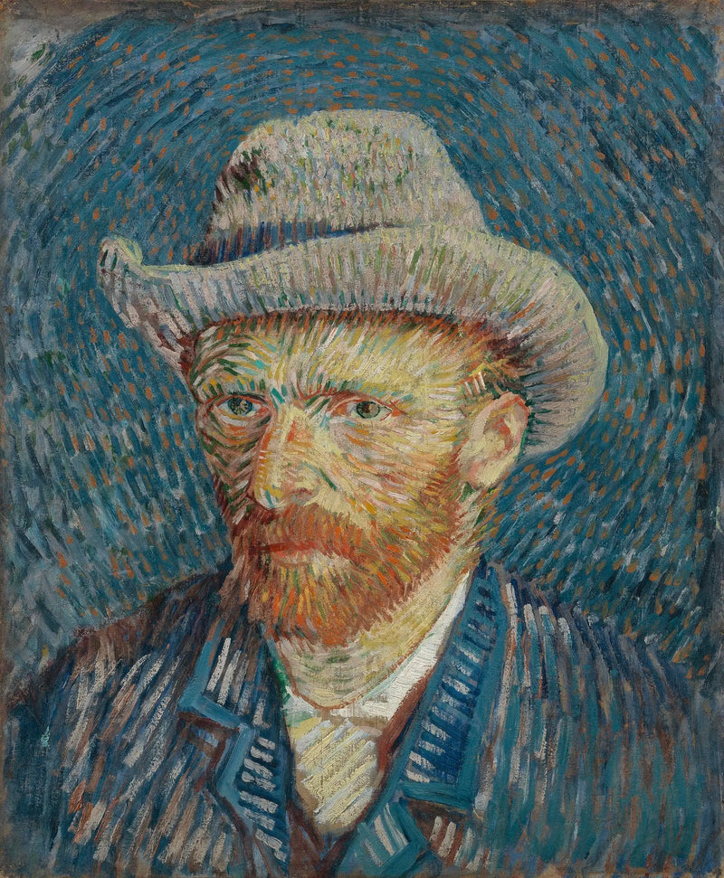 Self-Portrait with Felt Hat - Vincent van Gogh