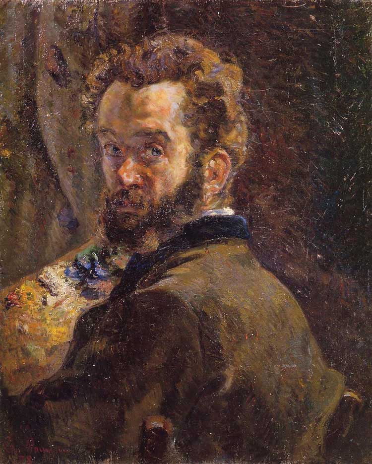 Self-Portrait at the Easel - Armand Guillaumin